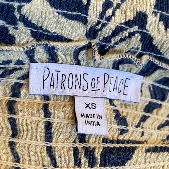 NWOT Patreons of Peace Tank Size XS - Picture 4 of 4